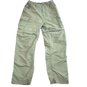 REI Mens Convertible Zip Off Hiking Pants Cargo Lightweight Outdoor Utility M32L